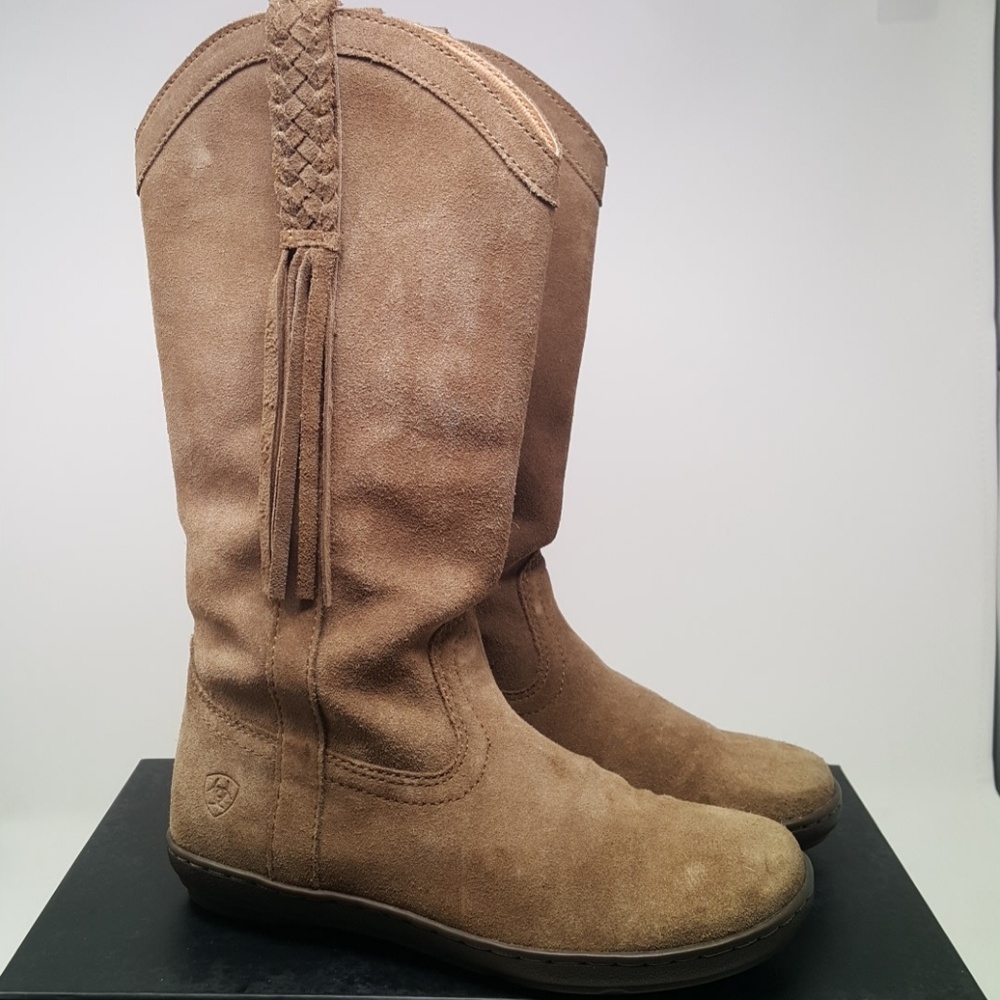 Ariat Sassafras Bark Leather Pull On Boots 6.5 B